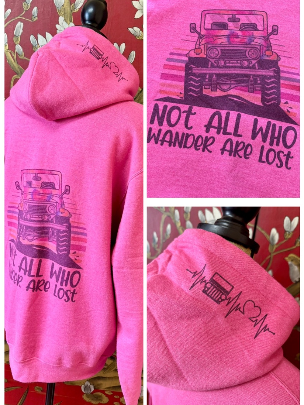 Women’s Fun & Cute Jeep Hoodie | #W54